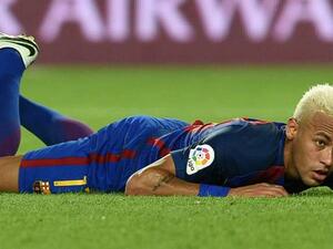 نيمار خلال المباراة