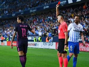 نيمار لحظة طرده