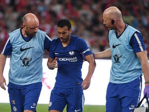 بيدرو بعد تعرضه للإصابة