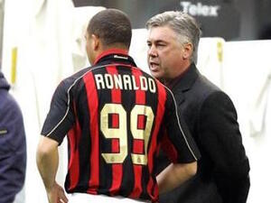 صورة أرشيفية لأنشيلوتي ورونالدو