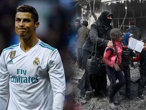 رونالدو يتضامن مع سكان الغوطة الشرقية