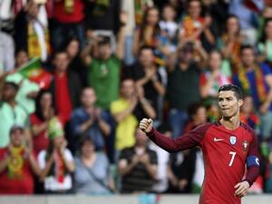 رونالدو يحتفل بهدفه الذي لم يكن كافياً