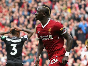 ماني بعد تسجيله هدف فوز ليفربول (الصورة: جول)