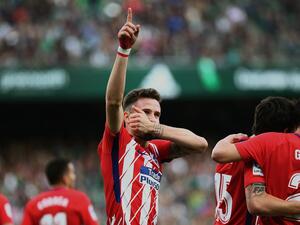 ساوول يحتفل بهدفه