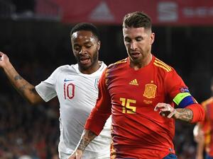 راموس وستيرلينغ خلال المباراة