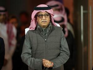 AFC president Sheikh Salman bin Ebrahim Al Khalifa arrives to watch the AFC U23 Championship final football match between Japan and South Korea at Abdullah Bin Khalifa Stadium in Doha on January 30, 2016. 