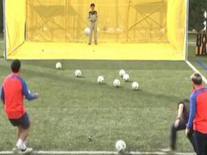 ميسي وسواريز خلال التحدي