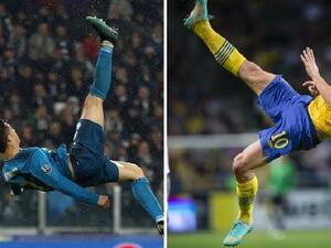 إبراهيموفيتش يتحدى رونالدو