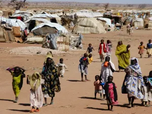  1,6 مليون مدني يقيمون في نحو 60 معسكرا للنازحين في جبل مرة