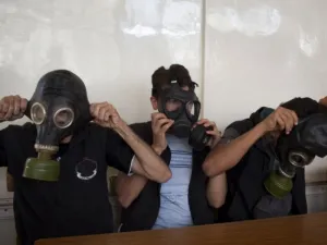 US envoy to the UN Samantha Power condemned the Syrian government for using chlorine gas. (AFP/File)
