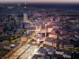 Artists' rendering of the re-imagined Duqm, Oman (SOM)