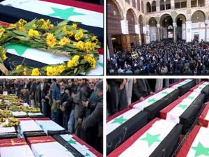 تفجيرا دمشق أديا لمقتل 44 شخصا وجرح 166 من المدنيين والعسكريين