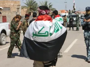 Iraqi police and security forces in Ramadi.  (AFP/Azhar Shallal)