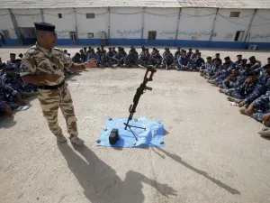 Iraqi fighters undergo training.Though the majority-Shiite popular mobilization forces have so far been instrumental in Iraq's fight against Daesh, U.S. officials say they've recruited around 6,000 Sunni tribesmen from Anbar province for training.  (AFP/Mohammed Sawf)