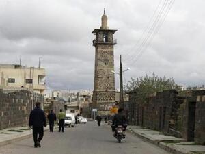 مئذنة المسجد العمري في درعا