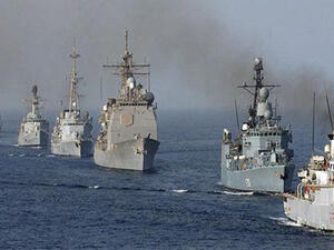 سفن حربية روسية قبالة الساحل السوري