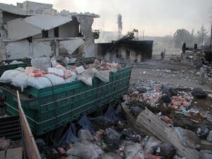 Twenty people were killed in an attack on a UN aid convoy attempting to reach Aleppo on September 19, 2016. (AFP/File)