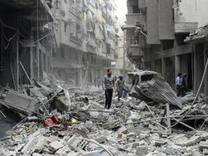 Scene from the Syrian carnage. (AFP/ File Photo)
