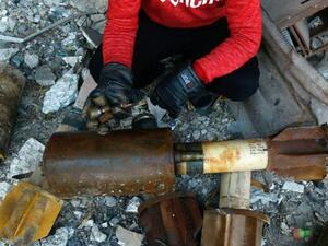 OPCW inspectors collecting samples in Douma, the scene of the chemical attack. (AFP/ File Photo)