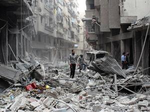 Syria's bitter civil war has claimed the lives of more than 250,000 people since the start of the conflict in March 2011 (AFP Photo/Mohammed Eyad)