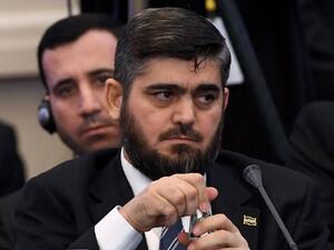 Mohammed Alloush, a Syrian opposition commander, at the Astana peace talks in January 2017. (AFP)