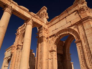 The ancient city of Palmyra, large parts of which were destroyed by ISIS (Wikimedia Commons)