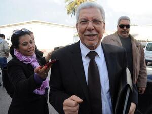 Tunisian "Nidaa Tounes" party general secretary Taieb Baccouche arrives for a meeting as part of the dialogue between ruling Islamists and the opposition aimed at ending a two-month political crisis. [AFP]