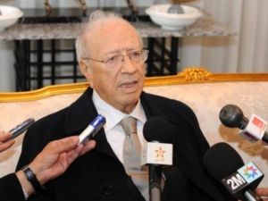 رئيس الوزراء التونسي الموقت الباجي قائد السبسي