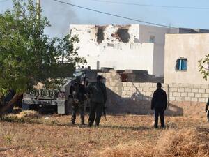 Tunisian special forces in Ben Guerdane, near the Libyan border, combat a growing Daesh presence. (AFP/Fethi Belaid)