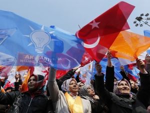 مسيرة مؤيدة لأردوغان