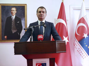 Turkish European Union Affairs Minister Omer Celik addresses ongoing tensions between the EU and Turkey over refugee deal. (AFP/File)