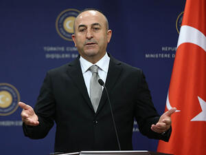 Turkish Foreign Minister Mevlut Cavusoglu. (AFP/ Adem Altan)
