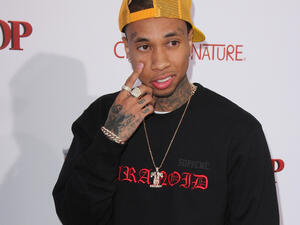 The 28-year-old rapper and the 'Keeping Up With the Kardashians' star dated for three years up until they called off their engagement last year (Source: Kathy Hutchins - Shutterstock)