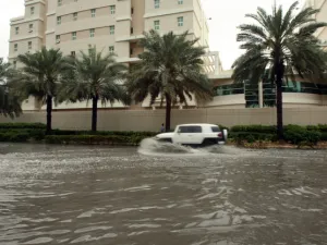 Severe rains closed schools and Abu Dhabi airport, and caused widespread delays at Dubai's airport. (AFP/File)
