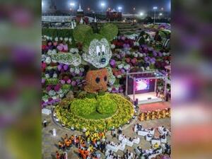 World’s largest Mickey Mouse structure in Dubai Miracle Garden. (Shutterstock/ File Photo)
