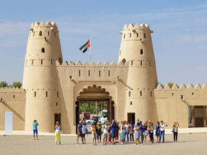 The opening to the public of Al Ain Oasis World Heritage Site, the city's permanent cruise terminal and the region's first-ever cruise beach were big tourist draws. (Shutterstock/Philip Lange)