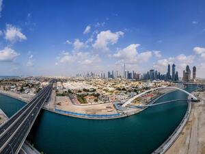 Dubai Canal Bridge. (Instagram Photo)