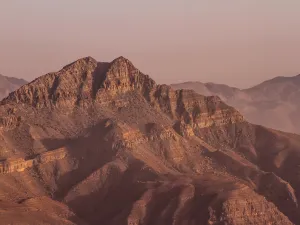Jebel Jais mountain which is over 1,910m above the sea level, where the tourist fell off. (AFP/File)