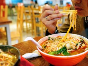 Up to 77kg products, including 37kg foods and 40kg cosmetic items, were confiscated after they were found unfit for human consumption and were bad for health. (AFP/ File Photo)