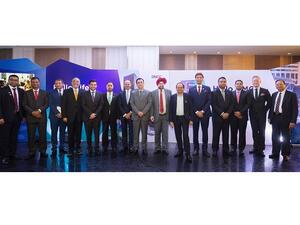 Government and business leaders from the UAE and India. 