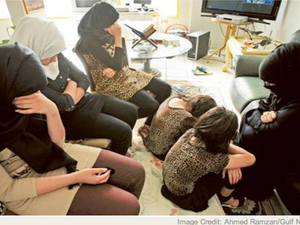 The five daughters and their mother