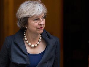 British Prime Minister Theresa May. (JUSTIN TALLIS / AFP)