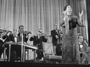 The late Umm Kulthum, seen here in 1967, enjoys legendary status across the Middle East (AFP) 