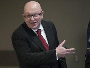 Russian Ambassador to the United Nations Vassily Nebenzia  (AFP/File Photo)	