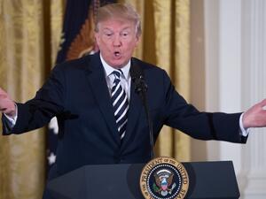 U.S. President Donald Trump warns Iran against relaunching nuclear program, adding that consequences would be so harsh. (AFP/ File Photo)