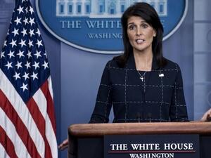 US Ambassador to the UN Nikki Haley noted that the UN is obstructing Peace amid Israelis and Palestinians. (AFP/ File Photo)