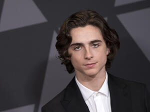 Actor Timothee Chalamet at the Governors Awards in Los Angeles November 2017. (AFP/File)
