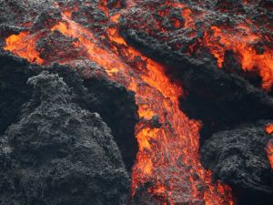 Lava flows at a lava fissure in the aftermath of eruptions from the Kilauea volcano on Hawaii's Big Island.(AFP/ File)