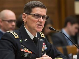 US Army General Joseph Votel, the head of the US military's Central Command. (AFP)