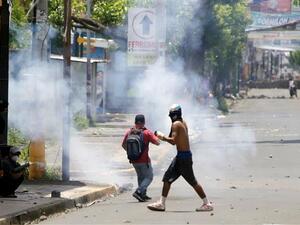 Demonstrators clash with riot police during protests in Monimbo neighborhood in Masaya, Nicaragua on June 2, 2018. (AFP/ File Photo)
